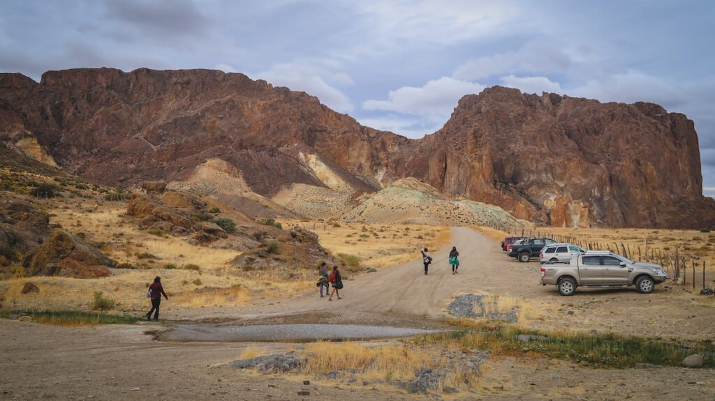 Parking lot at Piedra Parada has some amazing views of the canyon.
