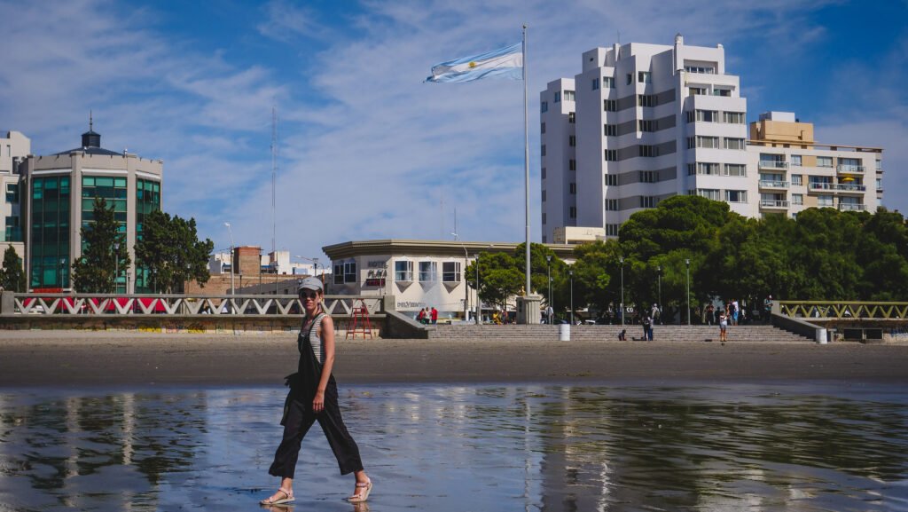 Puerto Madryn beach walk.