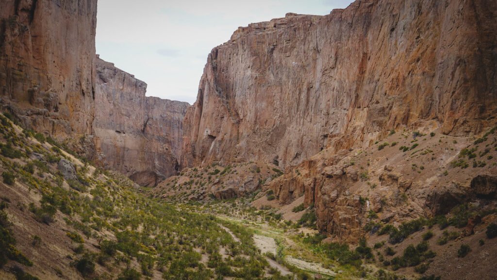 The Vulture's Canyon also known as Cañon de la Buitrera next to Piedra Parada in Chubut, Argentina 