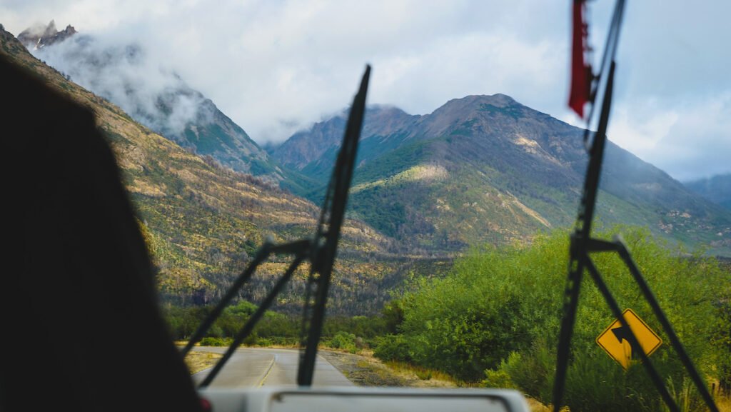 Bus from Esquel to Los Alerces National Park in Patagonia, Argentina