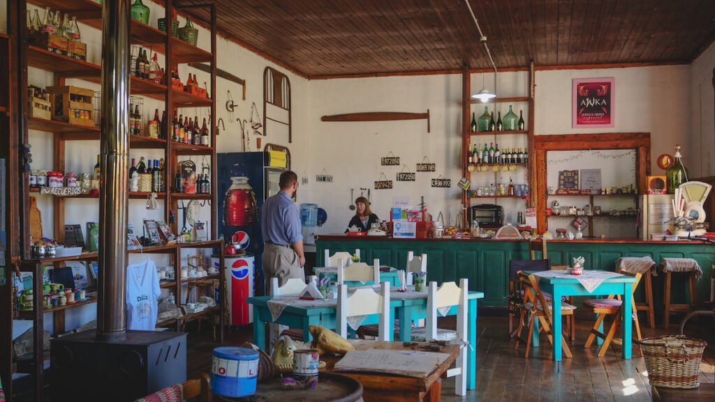 Visiting Museo Bar La Legal which houses the Butch Cassidy Museum in Cholila