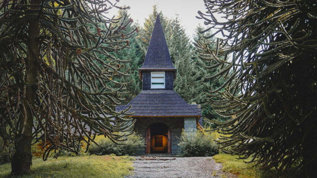 The European-inspired chapel in Villa La Angostura, Patagonia 