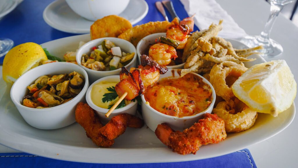 Seafood platter at Cayo Coco del Mar in Comodoro Rivadavia
