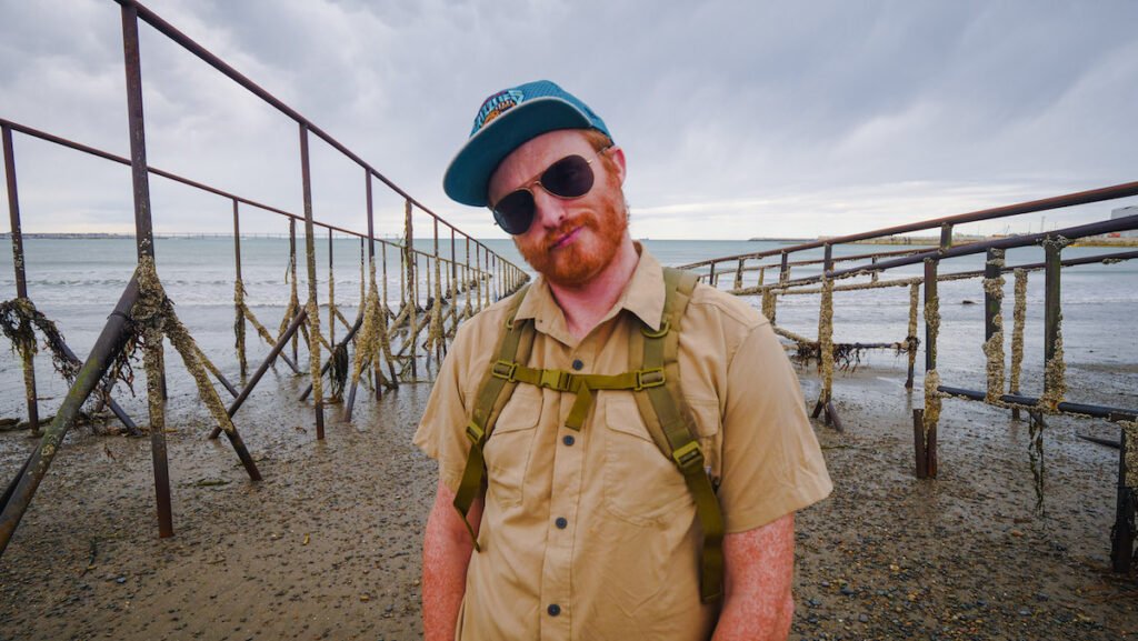 Samuel at Playa Costanera in Comodoro Rivadavia 