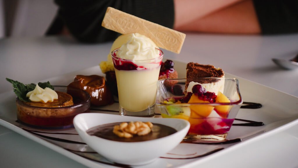 Dessert platter at Cayo Coco del Mar in Comodoro Rivadavia