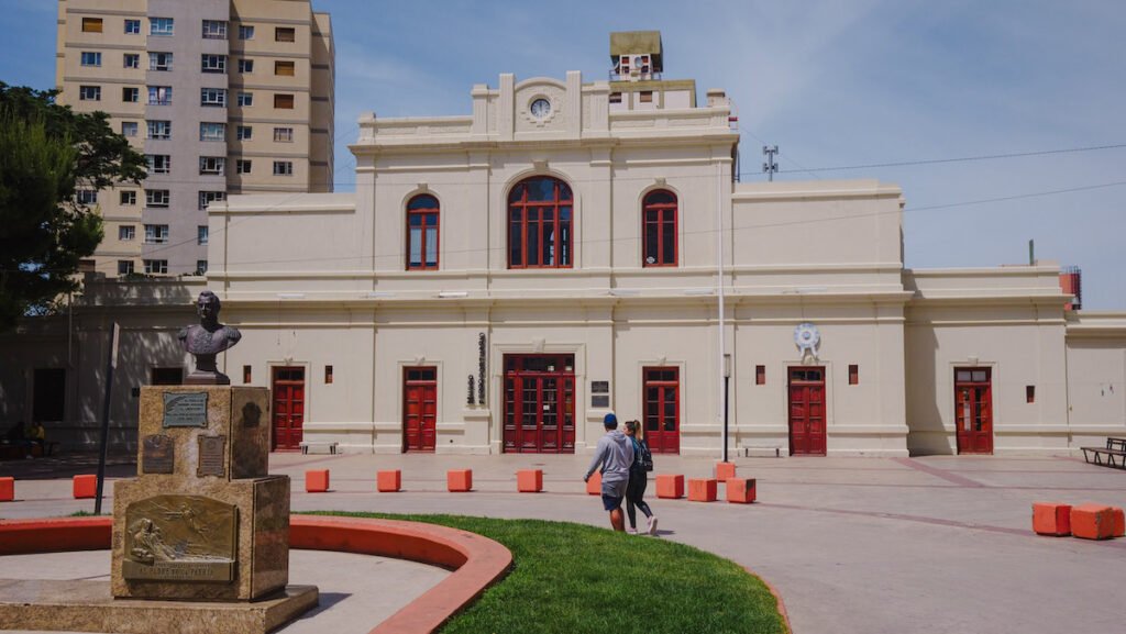 Railway Port Museum in Comodoro Rivadavia, Patagonia 