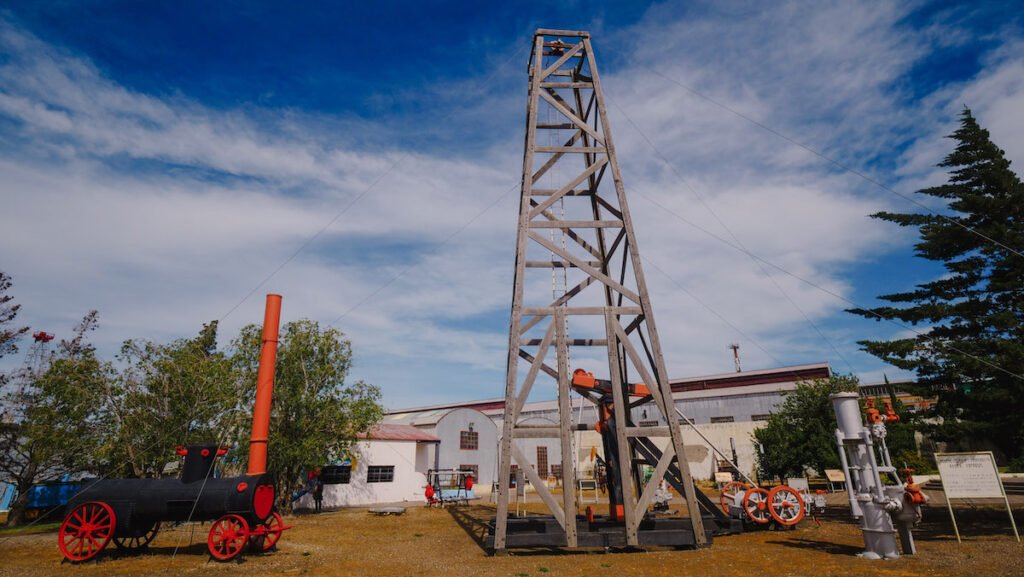 The original oil well sites at the National Petroleum Museum in Comodoro Rivadavia, Chubut 