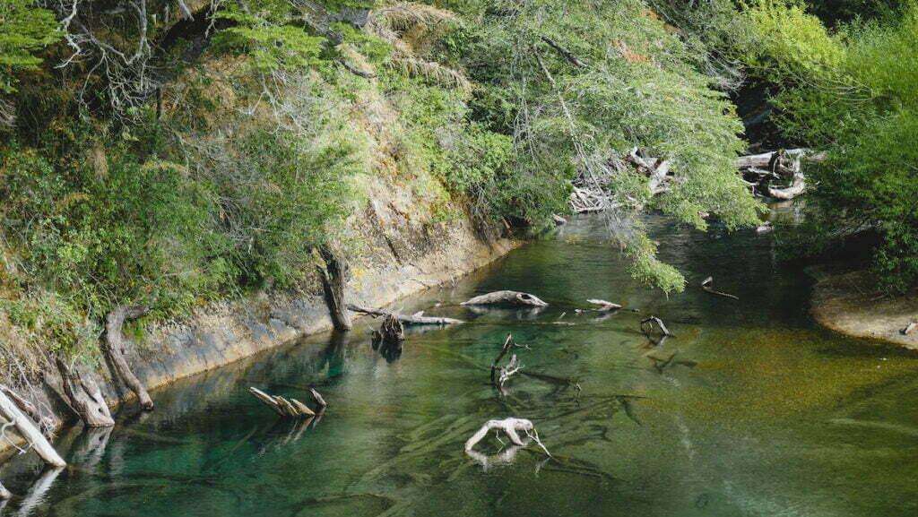 Correntoso River is known as a great fly fishing spot