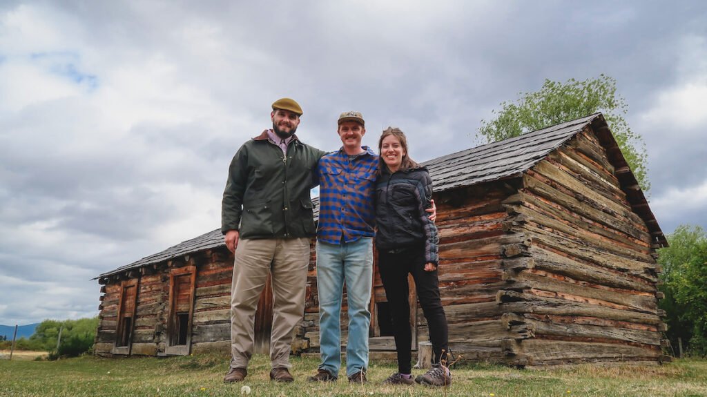 Friends visiting the Butch Cassidy Ranch in Patagonia, Argentina 