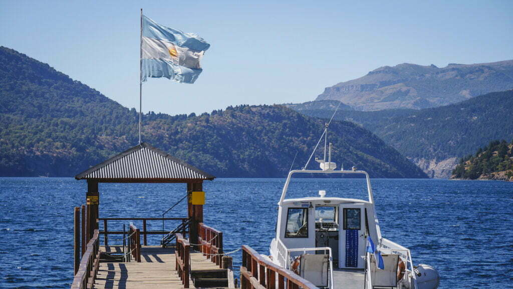 Cruising Lake Lacar by boat - one of the best things to do in San Martin de los Andes 