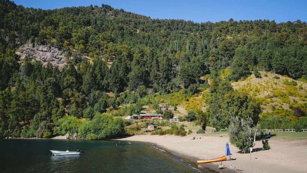 Playa Quila Quina Beach in San Martin de los Andes 