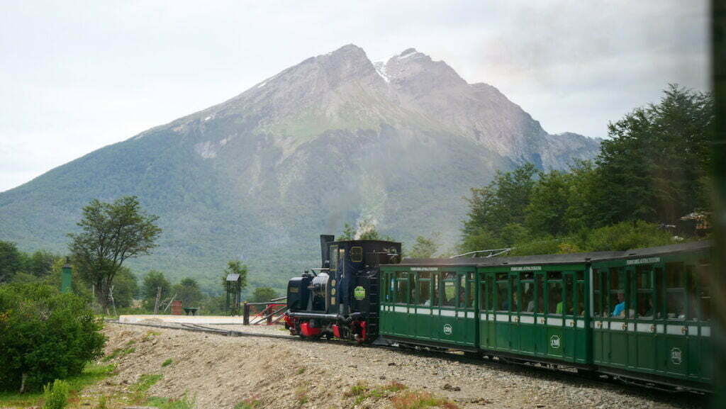 Train at the End of the World in Tierra del Fuego, Argentina 
