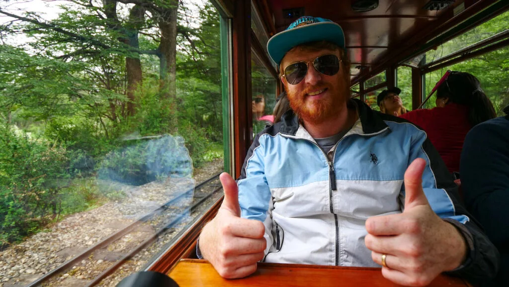 Train at the end of the world journey in Argentina Train at the end of the world journey in Argentina