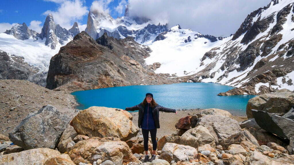 Laguna de Los Tres is an epic trek in Patagonia, El Chalten, Argentina