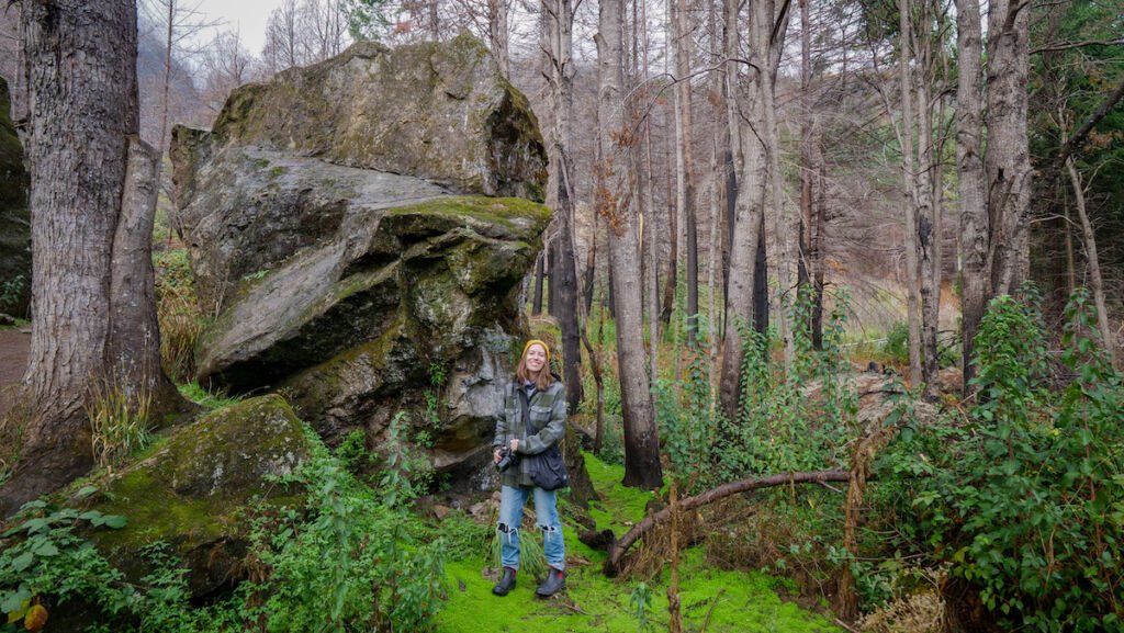 Hiking in El Hoyo, Patagonia on a day trip from El Bolson.