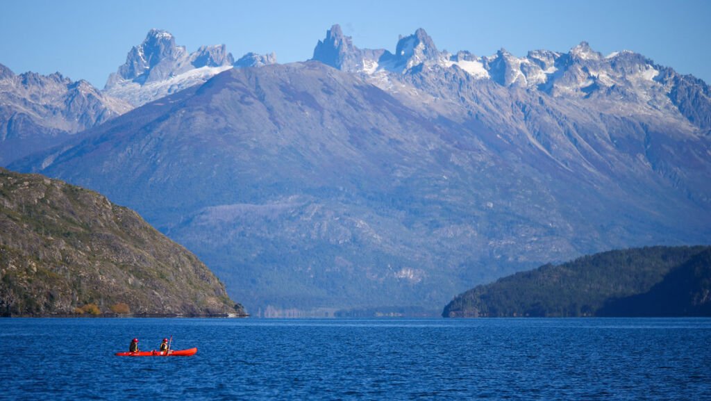 Patagonia off the beaten path with views of Lago Puelo National Park.