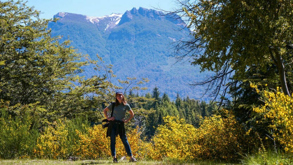 Mountain views in Bariloche's Isla Victoria 