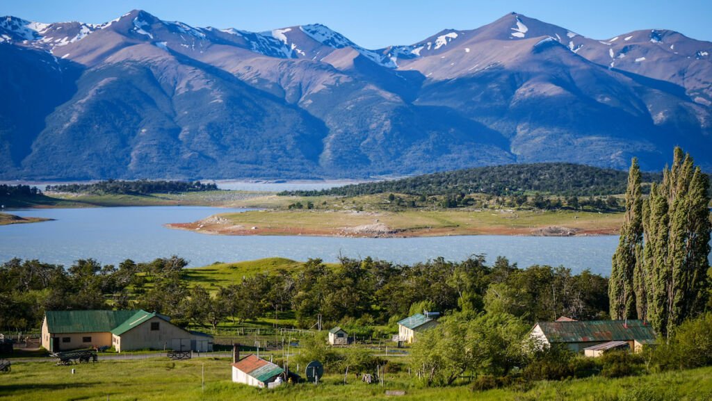 Estancia Nibepo Aike is a working ranch located in Los Glaciares National Park, Patagonia 