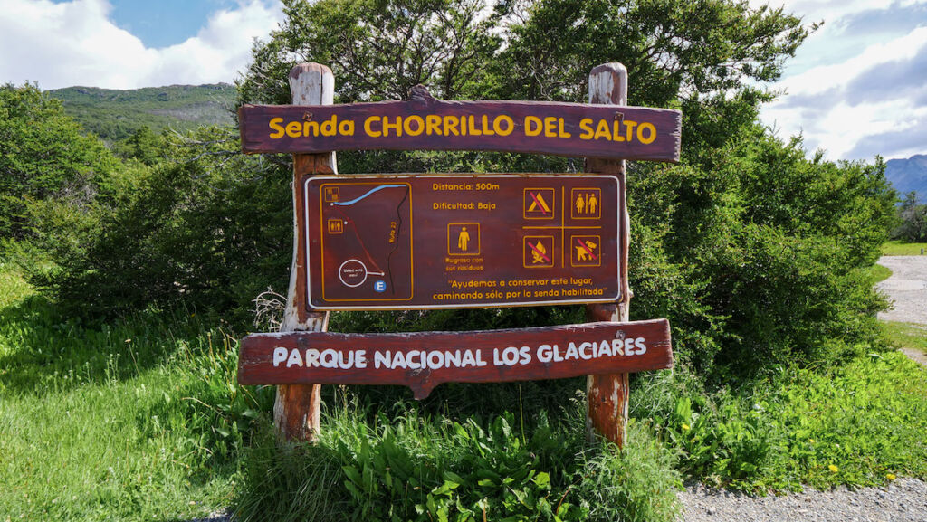 Chorrillo del Salto is a short hike to a waterfall north of El Chalten.