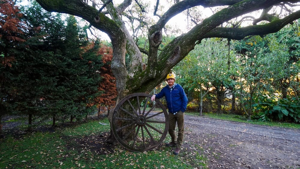 Samuel staying at Estancia Puesto Viejo in Cañuelas, Buenos Aires