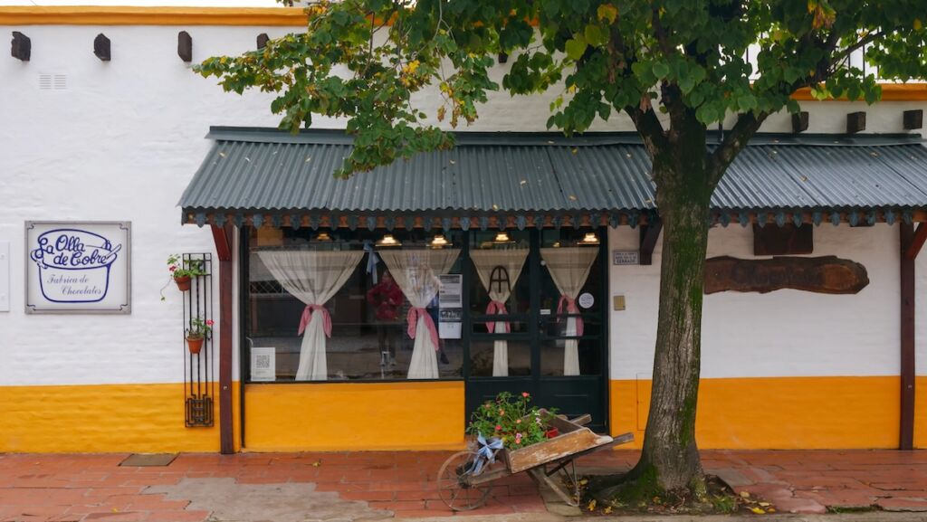 La Olla de Cobre Chocolate Shop, also known as The Copper Pot in Areco