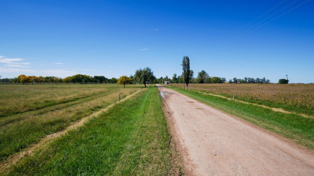 Farming fields at Estancia El Ombu 