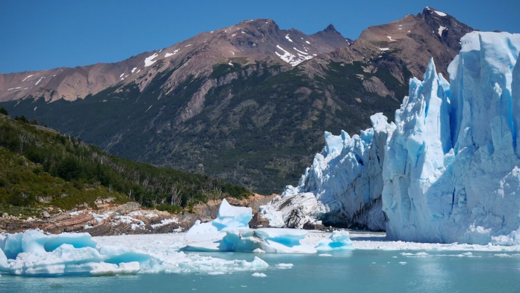 Iceberg Channel also known as Canal de los Tempanos in Los Glaciares National Park 