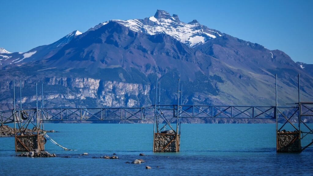 Puerto Bandera Port in El Calafate is the departure point for boat cruises 