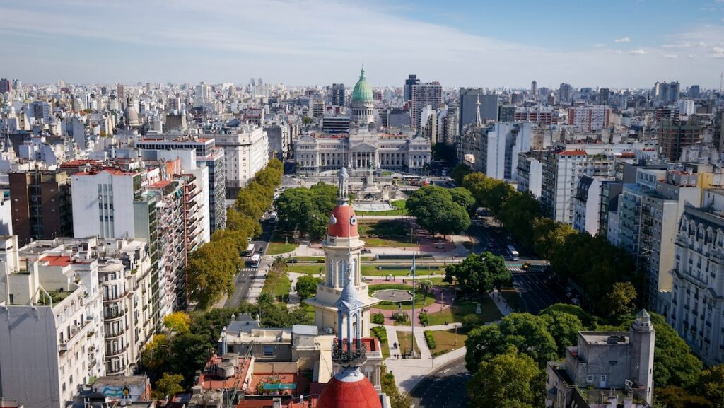 Views of the National Congress of Argentina as seen during a Palacio Barolo tour 