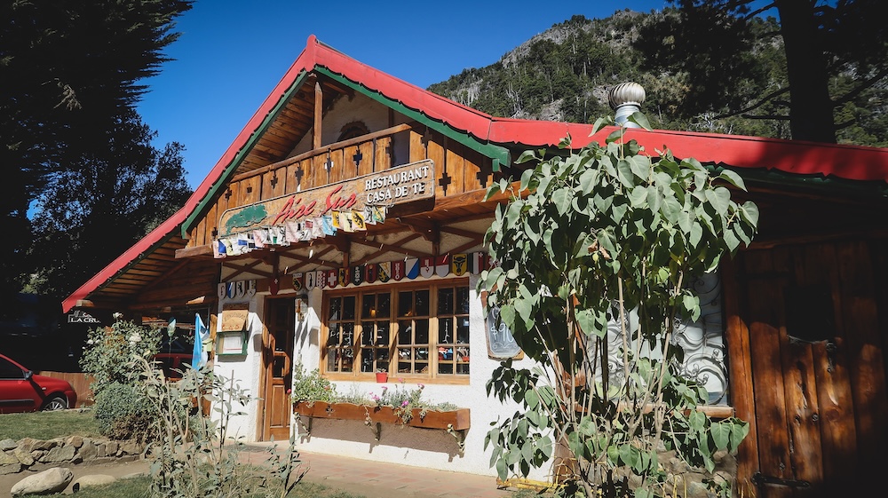 Alpine style architecture in Colonia Suiza 