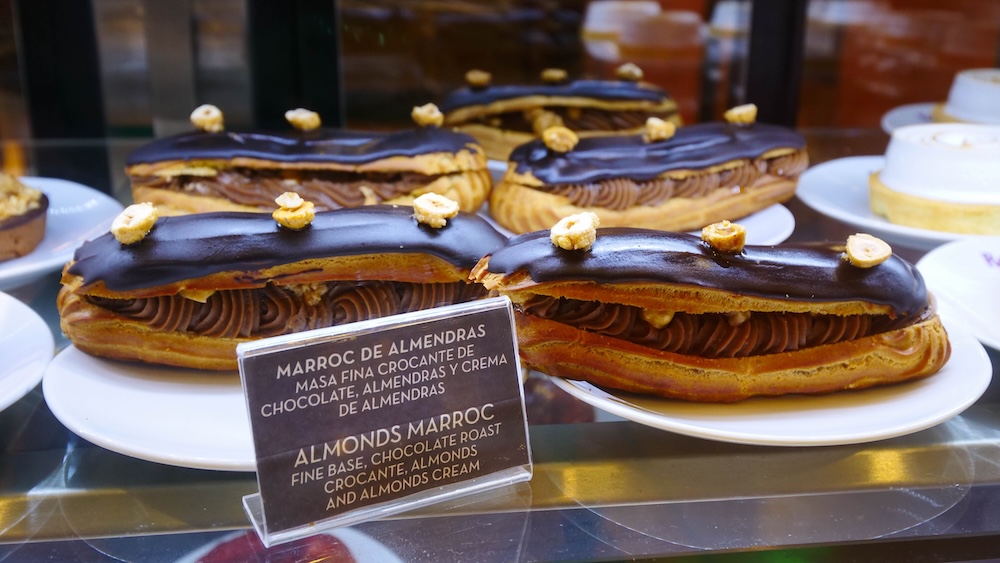 Pastries at Rapa Nui Chocolate shop in Bariloche