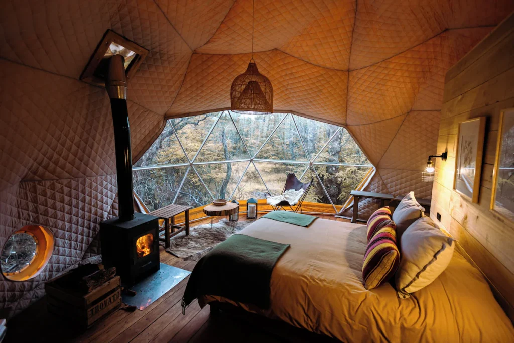Chalten Camp Glamping Dome with a view