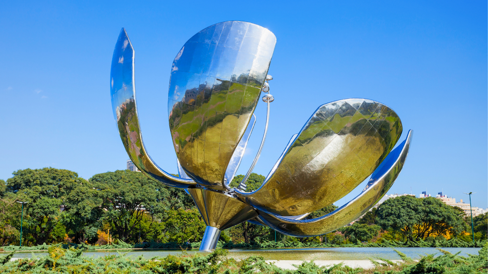 Floralis Generica is a metal flower sculpture that opens and closes during the day, and it's a popular attraction in this Recoleta neighbourhood guide.