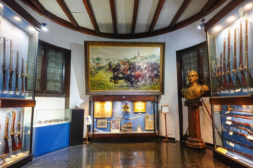 Museo de Armas de la Nacion, or the National Arms Museum in Buenos Aires showcases an impressive weapons collection.