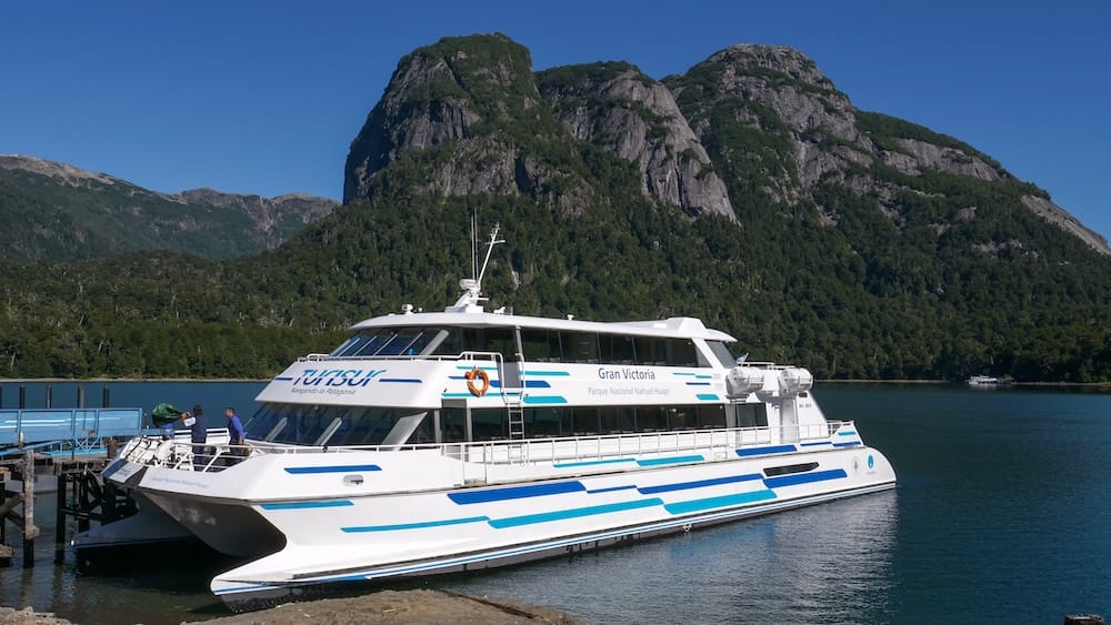 Boat trip to Puerto Blest aboard Catamaran Gran Victoria
