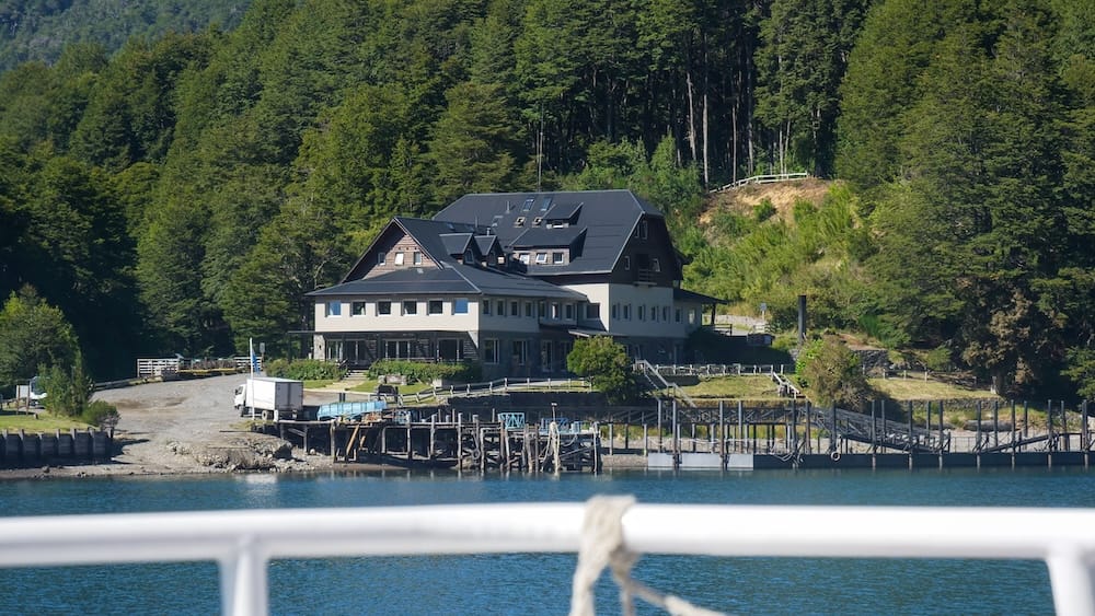 Hotel Puerto Blest can only be reached by boat.