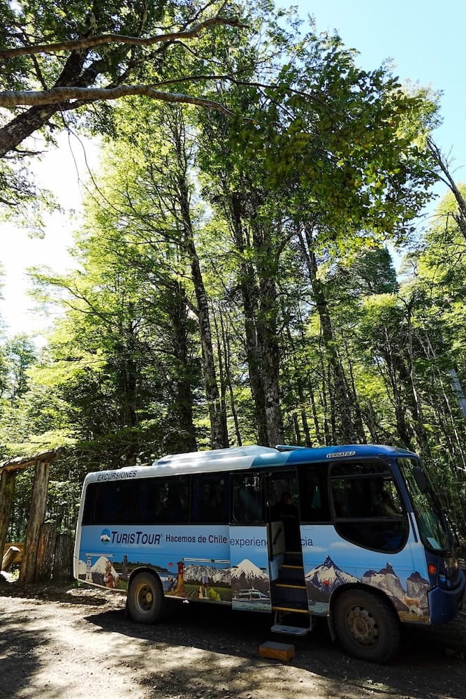 The 4x4 bus we used to travel from Puerto Frias to Peulla on the Cruce Andino trip.