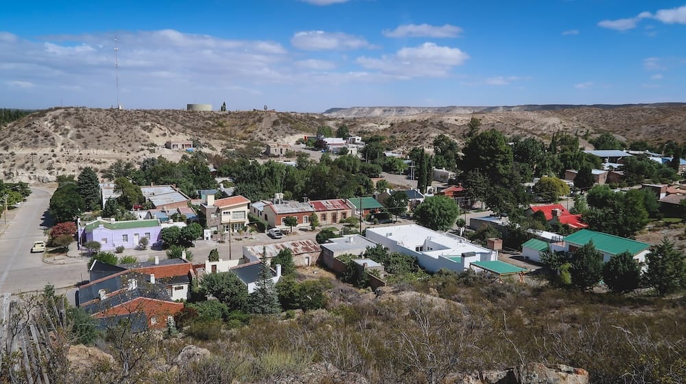 Town views from Gaiman Panoramic Point.