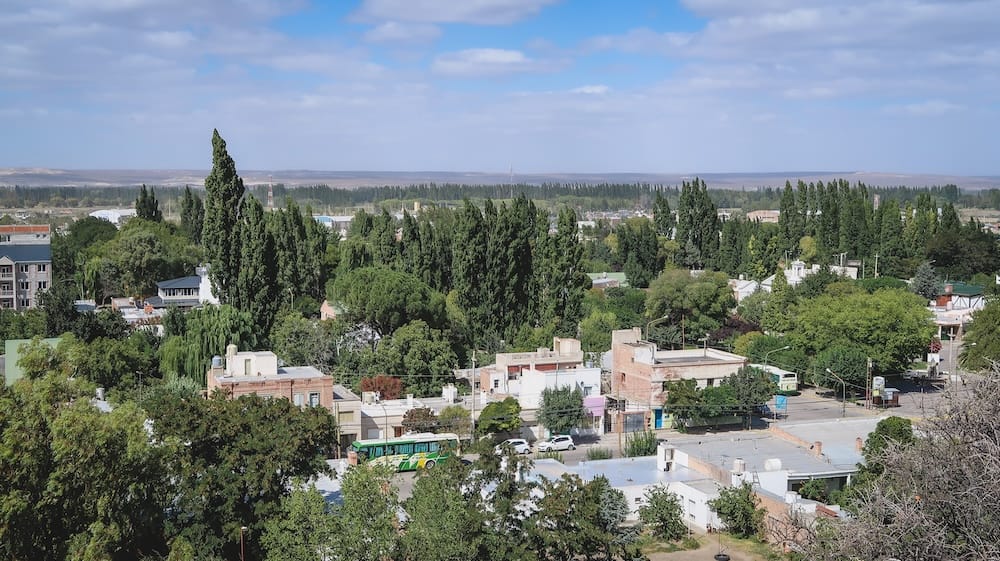 Panoramic views from the small hill in Gaiman which is an easy hike.